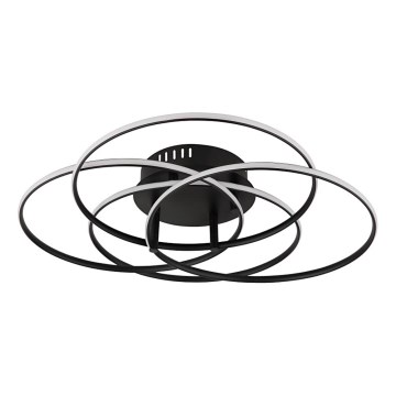 Globo - Plafonnier LED/55W/230V 4000K d. 51,5 cm noir