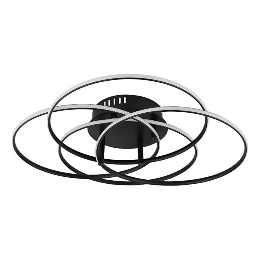 Globo - Plafonnier LED/55W/230V 4000K d. 51,5 cm noir