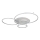 Globo – Plafonnier LED dimmable 70 W, 230 V, 2700–6500 K, Wi‑Fi Tuya, chrome mat + télécommande