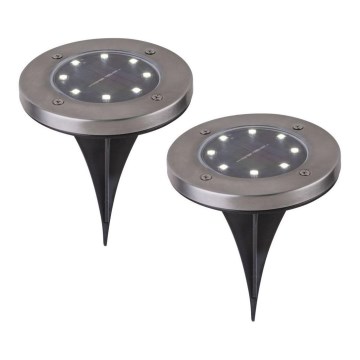 Globo - SET 2x LED Lampada solare LED/0,8W/3V IP44