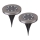 Globo - SET 2x LED Lampada solare LED/0,8W/3V IP44