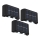 Globo - SET 3x Lampada LED solare LED/0,8W/3V 6500K IP44
