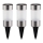 Globo - SET 3x Lampada solare LED LED/0,06W/3,2V IP44