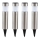 Globo - SET 4x Lampada solare LED LED/0,07W/3V IP44 600 mAh