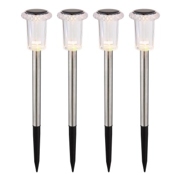 Globo - SET 4x LED-Solarleuchte LED/0,06W/1,2V IP44