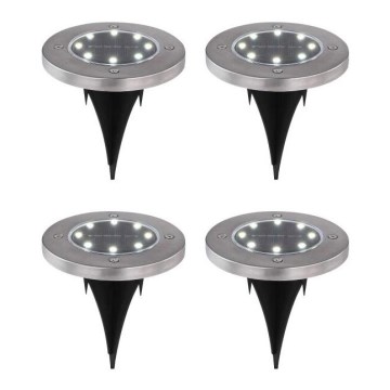 Globo - SET 4x LED-Solarleuchte LED/0,1W/3V IP44