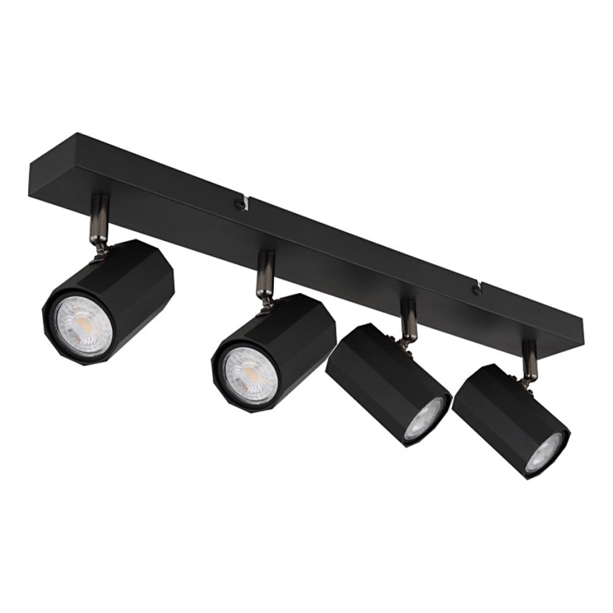 Globo - Spot 4xGU10/25W/230V noir
