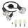 Globo - Spot LED 3xE14/6W/230V noir
