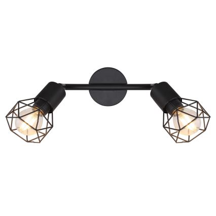 Globo - Spot LED 2xE14/6W/230V noir