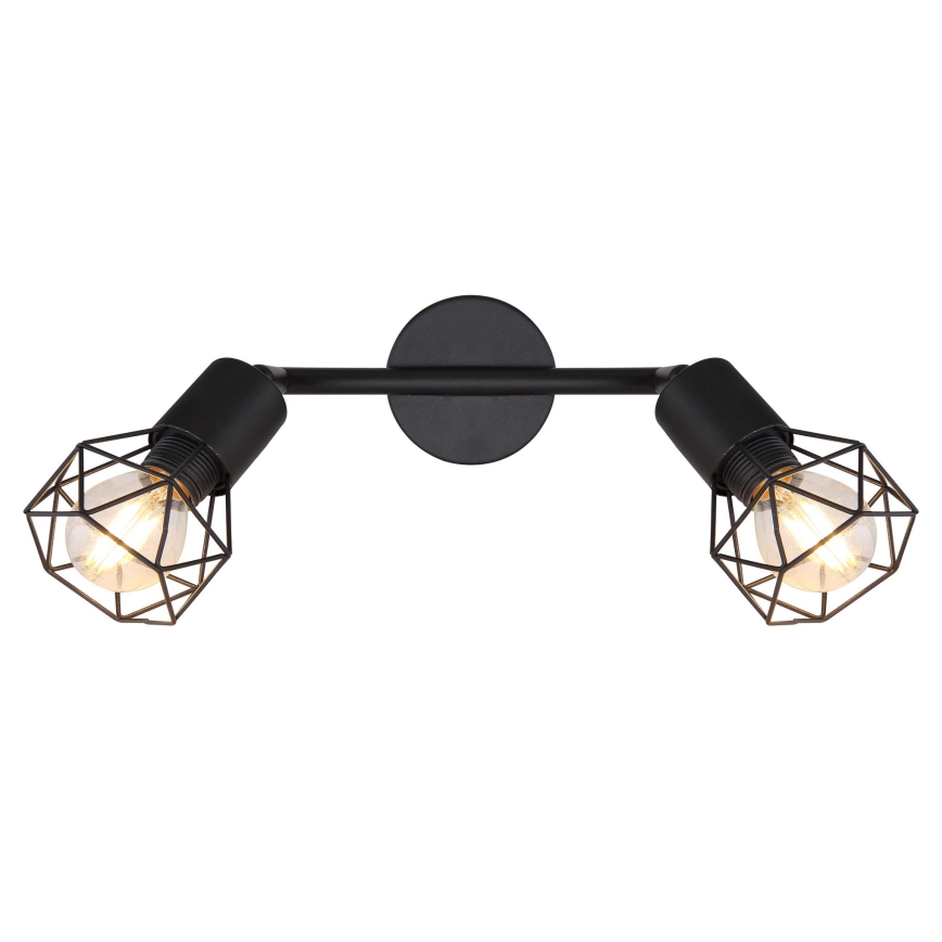 Globo - Spot LED 2xE14/6W/230V noir