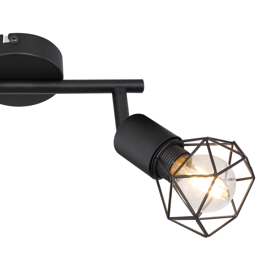Globo - Spot LED 2xE14/6W/230V noir