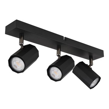 Globo - Strahler 3xGU10/25W/230V schwarz