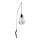 Globo - Suspension à brancher sur prise 1xE27/60W/230V