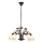 Globo - Suspension chaîne 5xE14/40W/230V