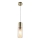 Globo - Suspension filaire 1xE27/25W/230V d. 10,5 cm laiton