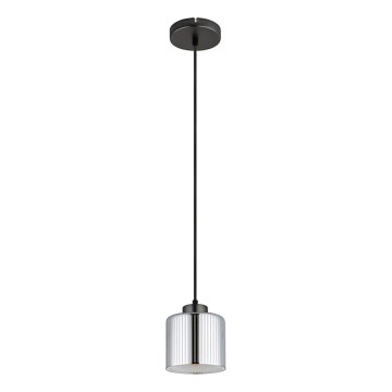 Globo - Suspension filaire 1xE27/60W/230V chrome brillant d. 14 cm