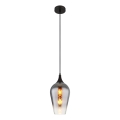 Globo - Suspension filaire 1xE27/60W/230V d. 18 cm noir