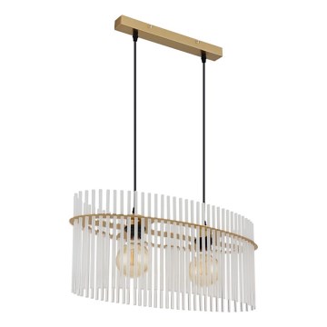 Globo - Suspension filaire 2xE27/60W/230V doré