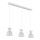 Globo - Suspension filaire 3xE14/40W/230V blanc