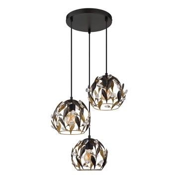 Globo - Suspension filaire 3xE27/40W/230V d. 41 cm