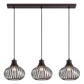 Globo - Suspension filaire 3xE27/40W/230V