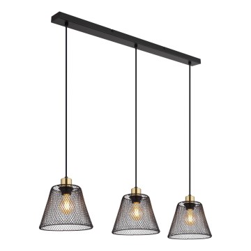 Globo - Suspension filaire 3xE27/40W/230V