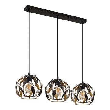 Globo - Suspension filaire 3xE27/40W/230V