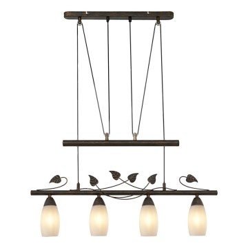 Globo - Suspension filaire 4xE14/28W/230V