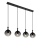 Globo - Suspension filaire 4xE27/10W/230V noir