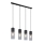 Globo - Suspension filaire 4xE27/25W/230V noir
