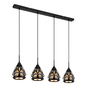 Globo - Suspension filaire 4xE27/40W/230V