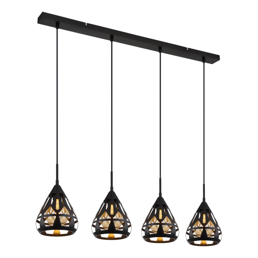 Globo - Suspension filaire 4xE27/40W/230V