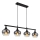 Globo - Suspension filaire 4xE27/40W/230V noir