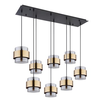 Globo - Suspension filaire 8xE27/60W/230V