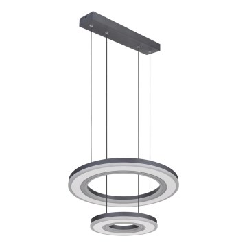 Globo - Suspension filaire à intensité variable LED/50W/230V 2700-6000K d. 50 cm noir + Télécommande