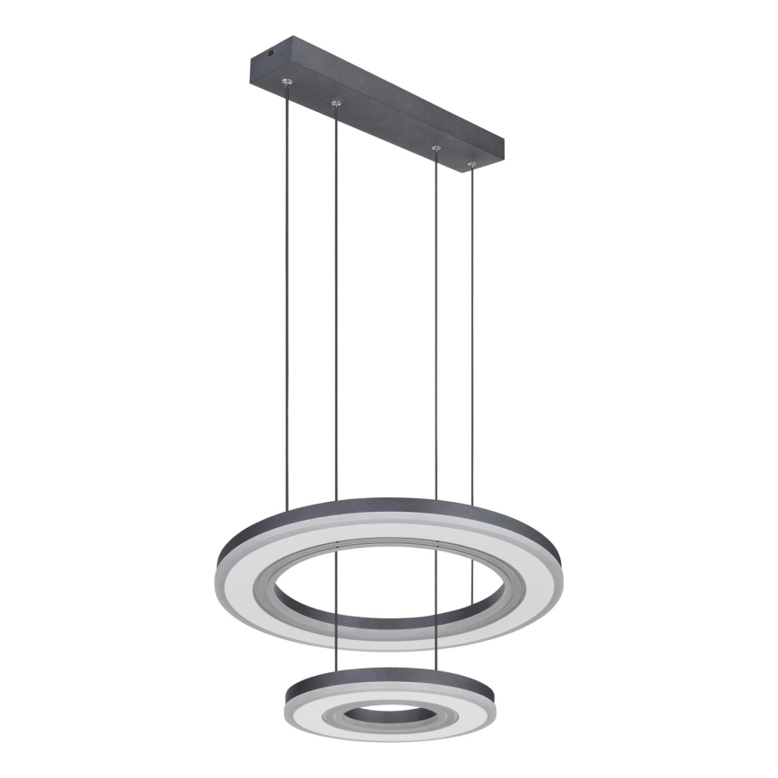 Globo - Suspension filaire à intensité variable LED/50W/230V 2700-6000K d. 50 cm noir + Télécommande