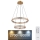 Globo - Suspension filaire en cristal à intensité variable LED/78W/230V 2700K-6000K + télécommande