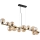 Globo - Suspension filaire LED 13xG9/3,5W/230V fumé/marron