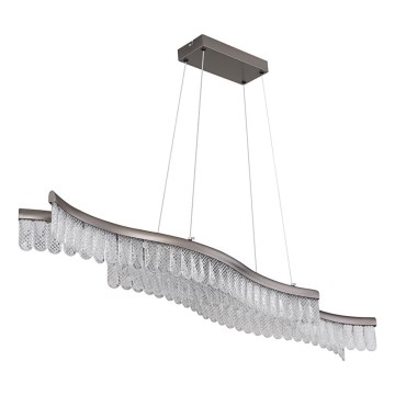 Globo - Suspension filaire LED/35W/230V 3200K chrome mat