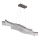 Globo - Suspension filaire LED/35W/230V 3200K chrome mat