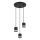Globo - Suspension filaire LED 3xGX53/7W/230V 3000K noir