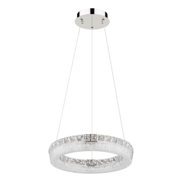 Globo - Suspension LED dimmable sur câble LED/24W/230V 2700-6000K transparente + télécommande