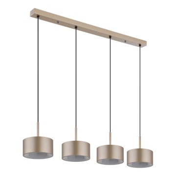 Globo - Suspension LED sur câble, 40 W, 230 V, 3000 K, laiton