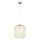Globo - Suspension sur câble 1xE27/40W/230V Ø 35 cm beige/blanc