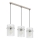 Globo - Suspension sur câble 3xE27/60W/230V