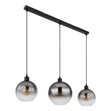 Globo - Suspension sur câble 3xE27/60W/230V