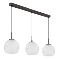 Globo - Suspension sur câble 3xE27/60W/230V