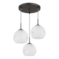 Globo - Suspension sur câble 3xE27/60W/230V Ø 42,5 cm