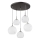 Globo - Suspension sur câble 5 x E27, 60 W, 230 V, Ø 75 cm