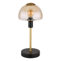 Globo - Table tactile lampe 1xE14/25W/230V noir/doré